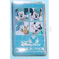 TDR - Mickey , Minnie, Donald and Goofy - DisneySea Discovery - Blue - Premium Tour - TDS