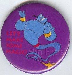 Genie from Aladdin Mini Button