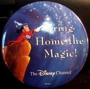 Disney Channel (Sorcerer Mickey) Button