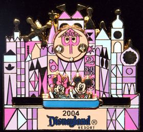 Disneypins.com - Disneyland (It's A Small World / Mickey / Minnie)