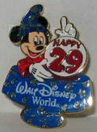 WDW - 29th Anniversary Pin/Sorcerer Mickey (Artist Proof)