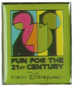 TDR - Mickey Head Icon - Fun for the 21st Century - Green - TDL