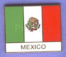 WDW - Mexico Flag - Epcot 15 Year Future World / World Showcase Framed Set