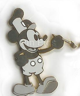 Disney Auctions - Mickey Mouse thru the Years - 7 Pin Set (Steamboat Willie)