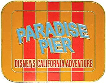 DCA - Paradise Pier Striped Logo