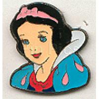 Snow white head with rose bow