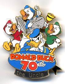 Disney 75th Anniversary Pin - Huey, Dewey and Louie - Limite