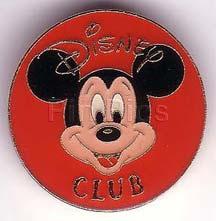 Delhaize - Mickey Mouse - Disney Club - Red - Round - Belgium