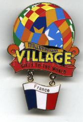 Walt Disney World Epcot Millennium Village Cast Member FRANCE pin