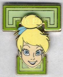 Tinker Bell Letter T Disney Trading Pin