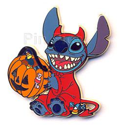 Stitch in Halloween Devil Costume