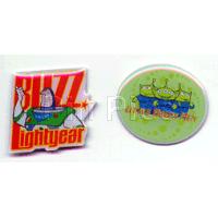 JDS - Buzz Lightyear & Little Green Men - 2 Pin Set