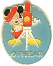 Photographer Mickey - Phildar pin 1