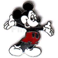 Mickey Mouse with open arms - silver color