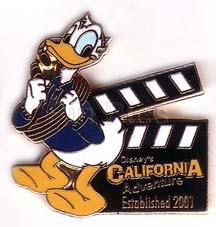 DL - Donald - Clapboard - Disney California Adventure