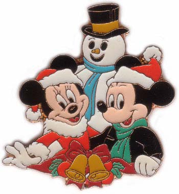 WDW - Mickey & Minnie Mouse with Snowman - Cast