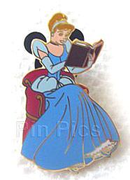 Reading a Book - 2 Pin Set (Cinderella Only)