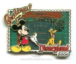 DLR - Greetings From Disneyland® Resort 2006 (Mickey Mouse and Pluto )
