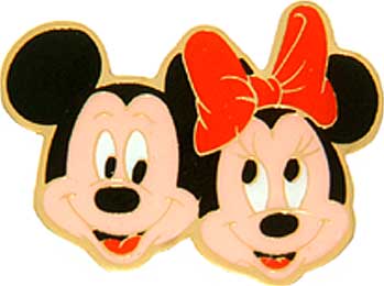 Mickey & Minnie Mouse (Heads)