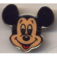 Gold Outlined Mickey Head