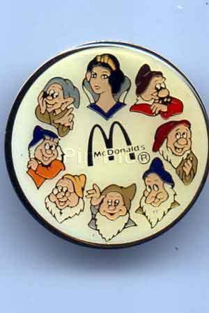 McDonald's - Snow White and the Seven Dwarfs (Round)