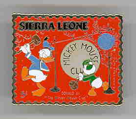 Sierra Leone Stamp with Donald and Louie