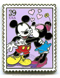 USPS Art of Romance (Mickey and Minnie Mouse)