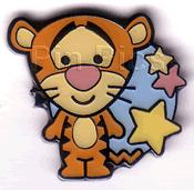 Tigger - Pooh and Friends - 4 Pin Set - Cuties