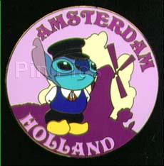 Disney Auctions - Stitch in Amsterdam, Holland (Silver Artist Proof)