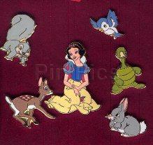 WDW - Snow White and Forest Friends - 6 Pin Boxed Set