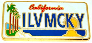 DLR - California ILVMCKY License Plate