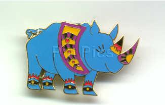 WDW - Whimsical Rhino - The Adventure Begins Pin Safari 2001 - Animal Kingdom