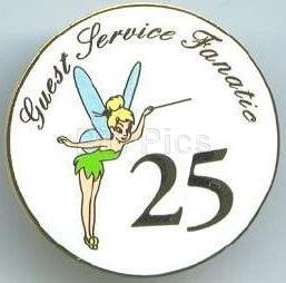 WDW - Tinker Bell - Guest Service Fanatic 25 - White