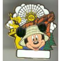 DCA Mickey Name Tag Pin