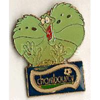 Frank the green lizard Chambourcy EuroDisney Sponsor Pin