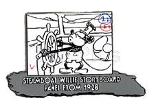 WDW - Steamboat Willie - Storyboard Panel from 1928 - 100 Years of Magic - Countdown #3