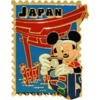 WDW - Mickey Mouse - Epcot 15th Anniversary - Japan Stamp