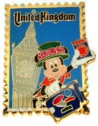 Mickey Mouse - Epcot 15th Anniversary - United Kingdom Stamp