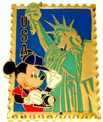 Mickey Mouse - Epcot 15th Anniversary - United States USA Stamp