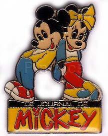 Le journal de Mickey - Mickey and Minnie leaning on each other