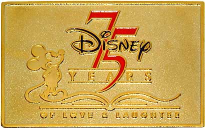 DLR - 75th Anniversary One Sheet Framed Set (Title Pin - Mickey)