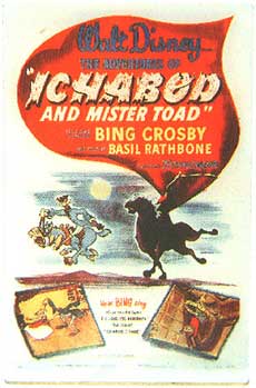 DLR - 75th Anniversary One Sheet Framed Set (Ichabod and Mister Toad)