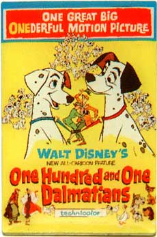 DLR - 75th Anniversary One Sheet Framed Set (101 Dalmatians)