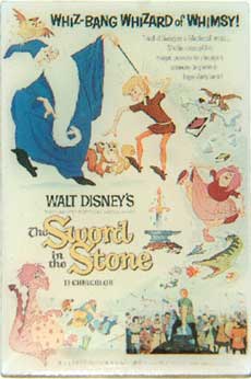 DLR - 75th Anniversary One Sheet Framed Set (Sword in the Stone)