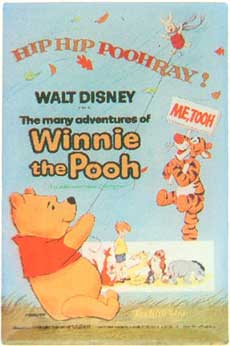 DLR - 75th Anniversary One Sheet Framed Set (Winnie the Pooh)