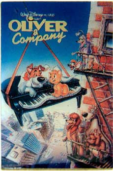 DLR - 75th Anniversary One Sheet Framed Set (Oliver and Company)