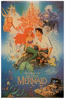 DLR - 75th Anniversary One Sheet Framed Set (The Little Mermaid)