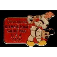 DL – Mickey, Donald - Olympic Team Salute 1988 USA – Seoul Olympics - Judo