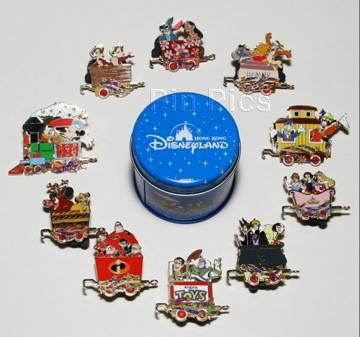 Embroidery DLR Railroad Train Logo Pin Trading Book Bag Disney Pin  Collections