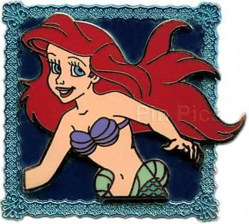Ariel Little Mermaid in Aqua Square